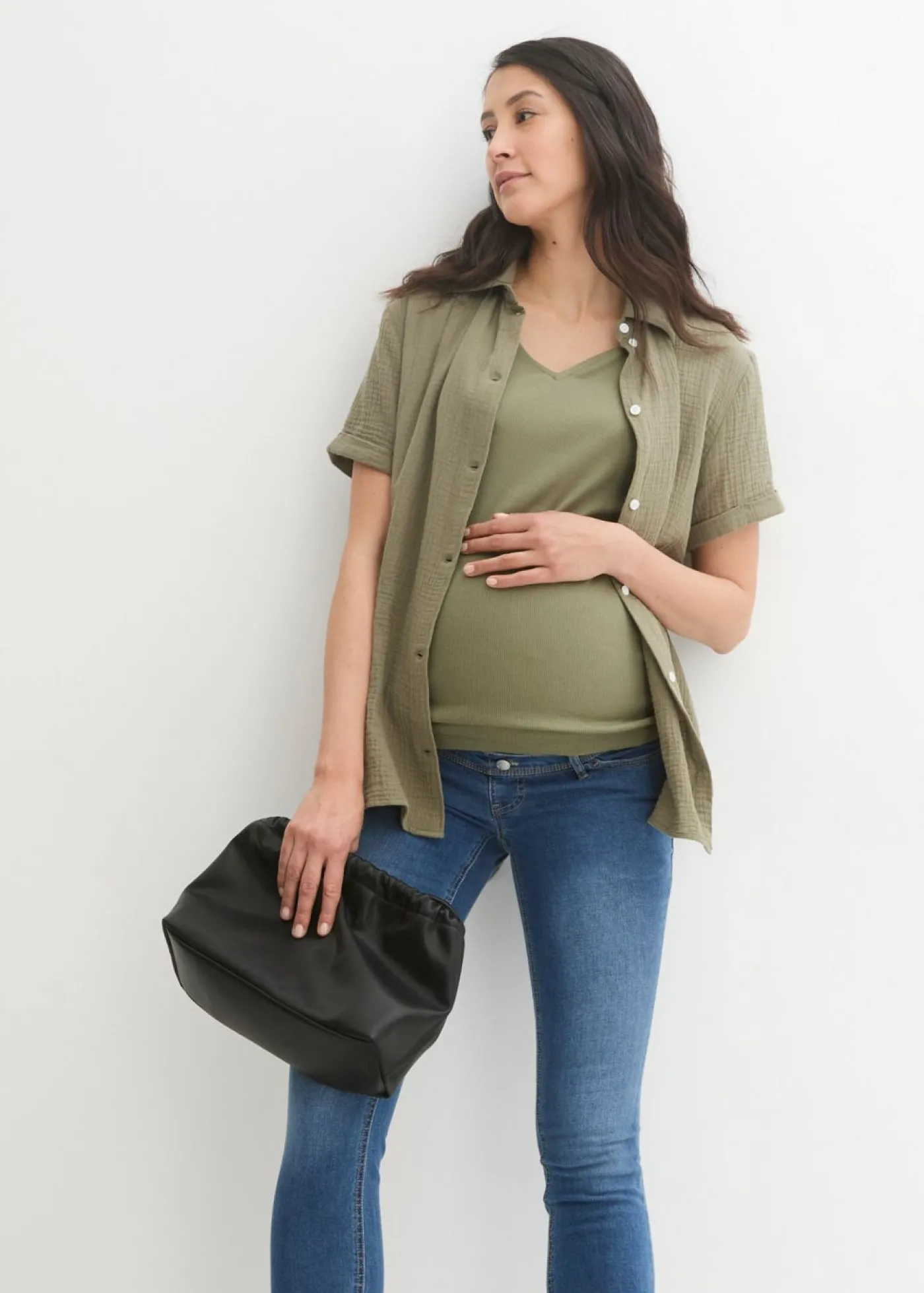 bonprix bonprix Vaqueros premamá, skinny Denim medio New