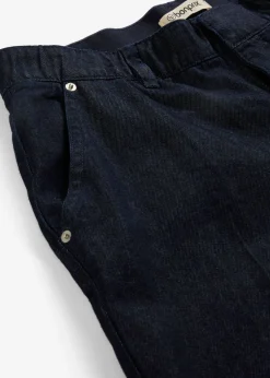 bonprix bonprix Vaqueros rectos con perneras anchas Azul oscuro denim Outlet