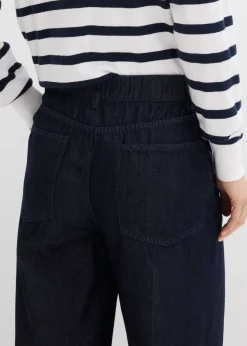 bonprix bonprix Vaqueros rectos con perneras anchas Azul oscuro denim Outlet