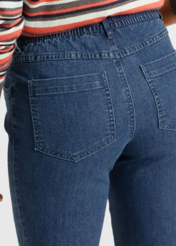 bonprix bonprix Vaqueros rectos de talle medio (2 unidades) denim negro Online