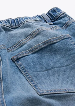 bonprix bonprix Vaqueros rectos holgados de talle alto azul medio denim usado Discount