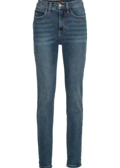 bonprix bonprix Vaqueros skinny de talle alto Azul piedra Hot