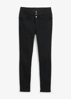 bonprix bonprix Vaqueros skinny, high waist, moldeadores y térmicos denim negro Hot