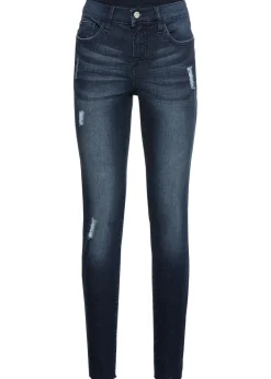 bonprix bonprix Vaqueros skinny, mid waist, cropped denim oscuro Best