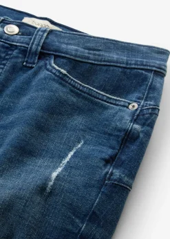 bonprix bonprix Vaqueros skinny, mid waist, cropped denim oscuro Best