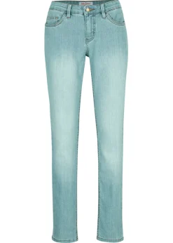 bonprix bonprix Vaqueros skinny, mid waist, elásticos azul pálido usado Hot