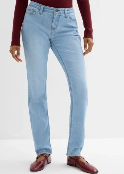 bonprix bonprix Vaqueros skinny, mid waist, elásticos azul pálido usado Hot