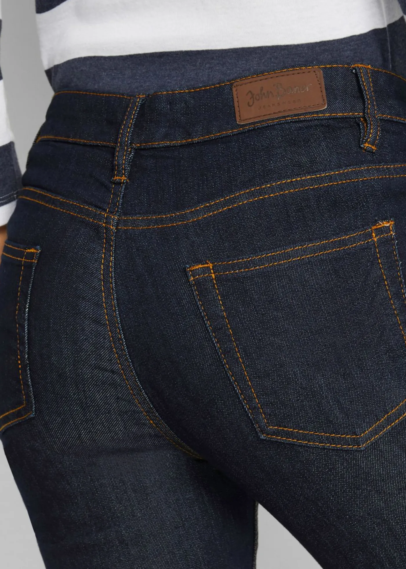 bonprix bonprix Vaqueros skinny, mid waist, elásticos Azul oscuro denim Best