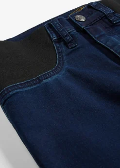 bonprix bonprix Vaqueros skinny, mid waist, elásticos Azul oscuro denim Discount