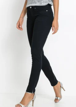 bonprix bonprix Vaqueros skinny, mid waist, cropped Negro Discount