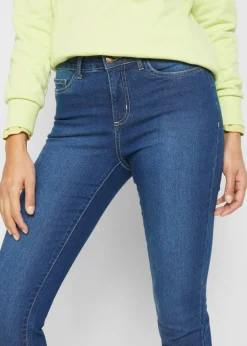 bonprix bonprix Vaqueros skinny, mid waist, elásticos Azul piedra usado Discount