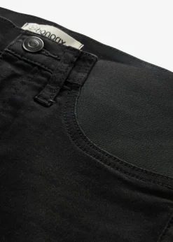 bonprix bonprix Vaqueros skinny, mid waist, elásticos Negro denim Hot