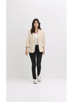 bonprix bonprix Vaqueros skinny, mid waist, elásticos Negro denim Hot