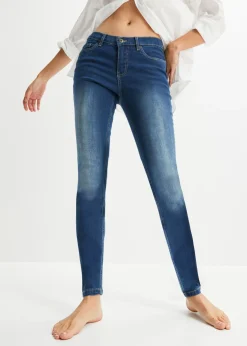 bonprix bonprix Vaqueros skinny, mid waist, elásticos Denim Discount