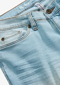 bonprix bonprix Vaqueros skinny, mid waist, cropped Denim claro