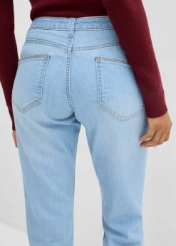 bonprix bonprix Vaqueros skinny, mid waist, elásticos azul pálido usado Best