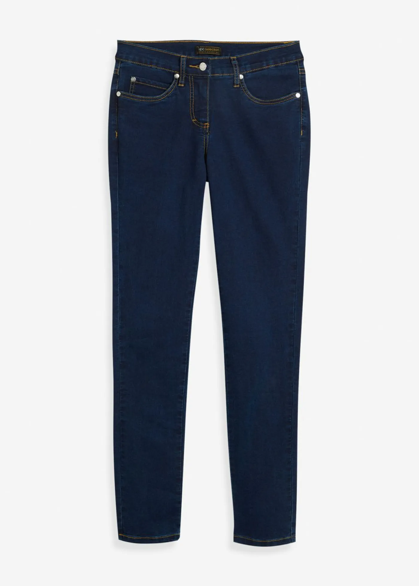bonprix bonprix Vaqueros slim fit, mid waist, súper elásticos denim oscuro Discount