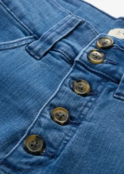bonprix bonprix Vaqueros straight, high waist, elásticos Azul piedra usado Best