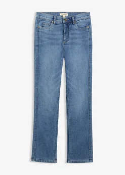 bonprix bonprix Vaqueros straight, high waist azul medio denim usado New