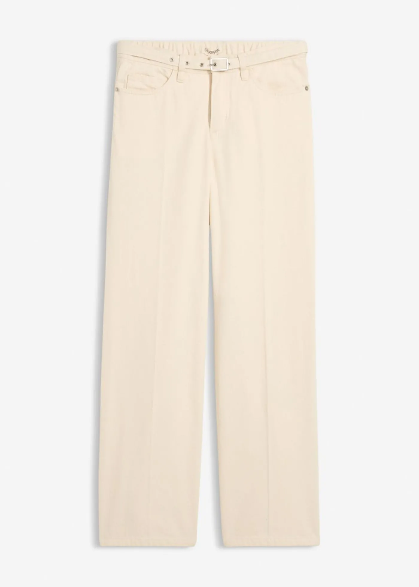 bonprix bonprix Vaqueros straight, loose, mid waist, de algodón Sin teñir Outlet
