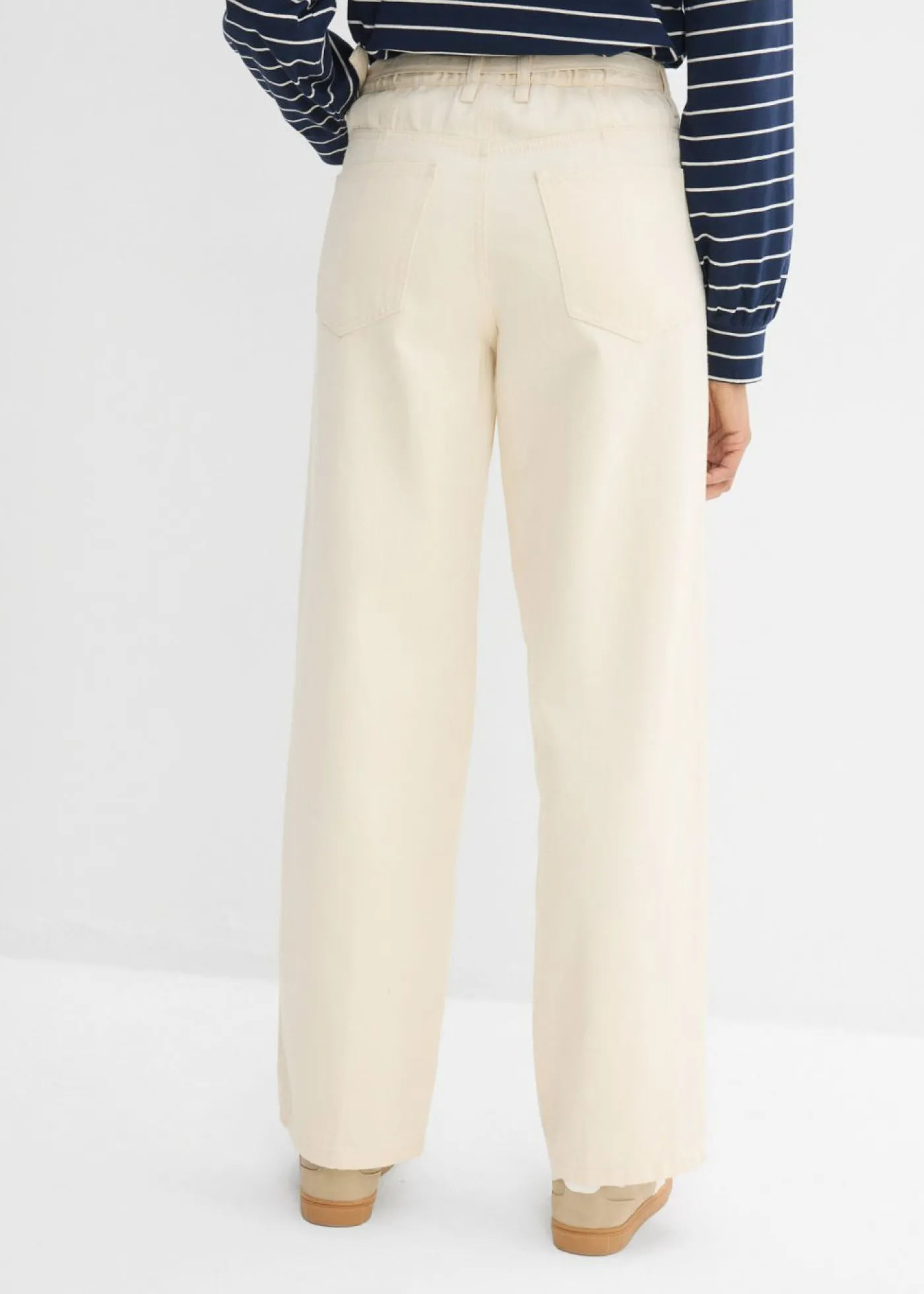 bonprix bonprix Vaqueros straight, loose, mid waist, de algodón Sin teñir Outlet