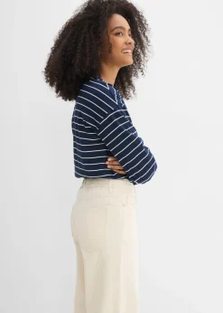 bonprix bonprix Vaqueros straight, loose, mid waist, de algodón Sin teñir Outlet