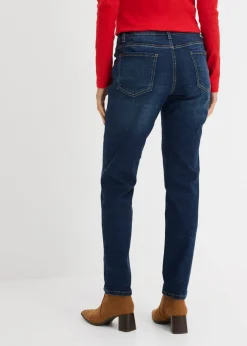 bonprix bonprix Vaqueros straight, mid waist Denim claro desgastado Outlet