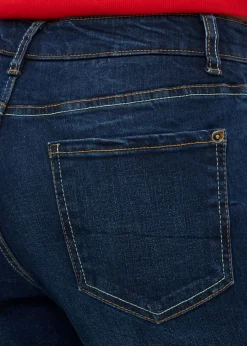 bonprix bonprix Vaqueros straight, mid waist Denim claro desgastado Outlet