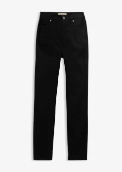 bonprix bonprix Vaqueros superelásticos premamá 2 en 1 con corte slim para durante y después del embarazo Negro Clearance