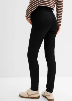 bonprix bonprix Vaqueros superelásticos premamá 2 en 1 con corte slim para durante y después del embarazo Negro Clearance