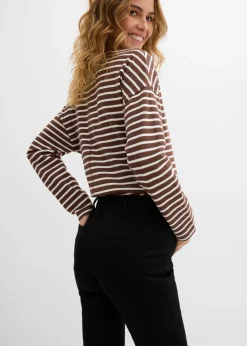 bonprix bonprix Vaqueros superelásticos premamá 2 en 1 con corte slim para durante y después del embarazo Negro Clearance