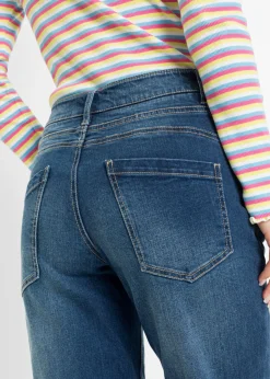 bonprix bonprix Vaqueros tipo boyfriend, mid waist Azul piedra New