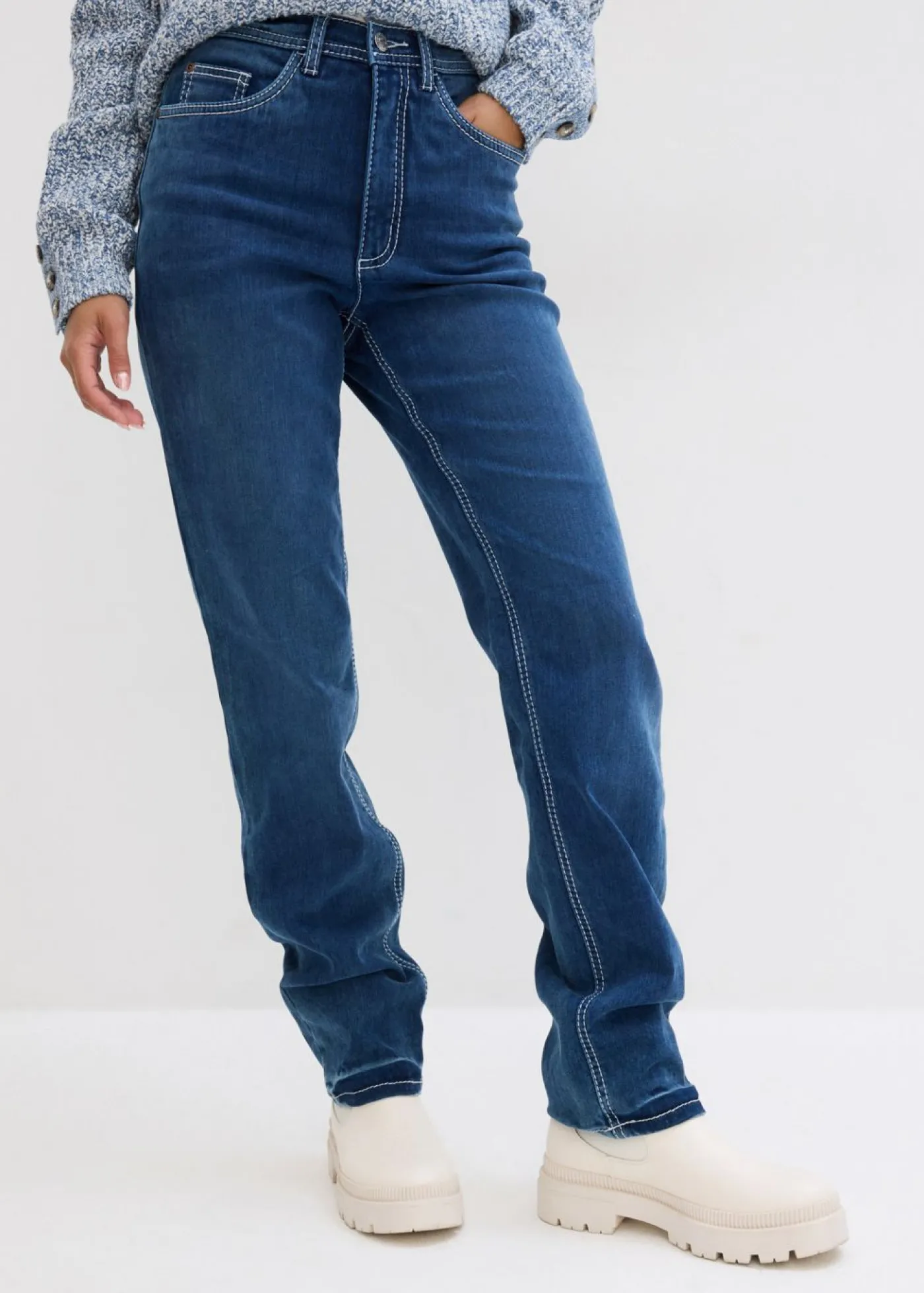 bonprix bonprix Vaqueros térmicos Denim usado Sale