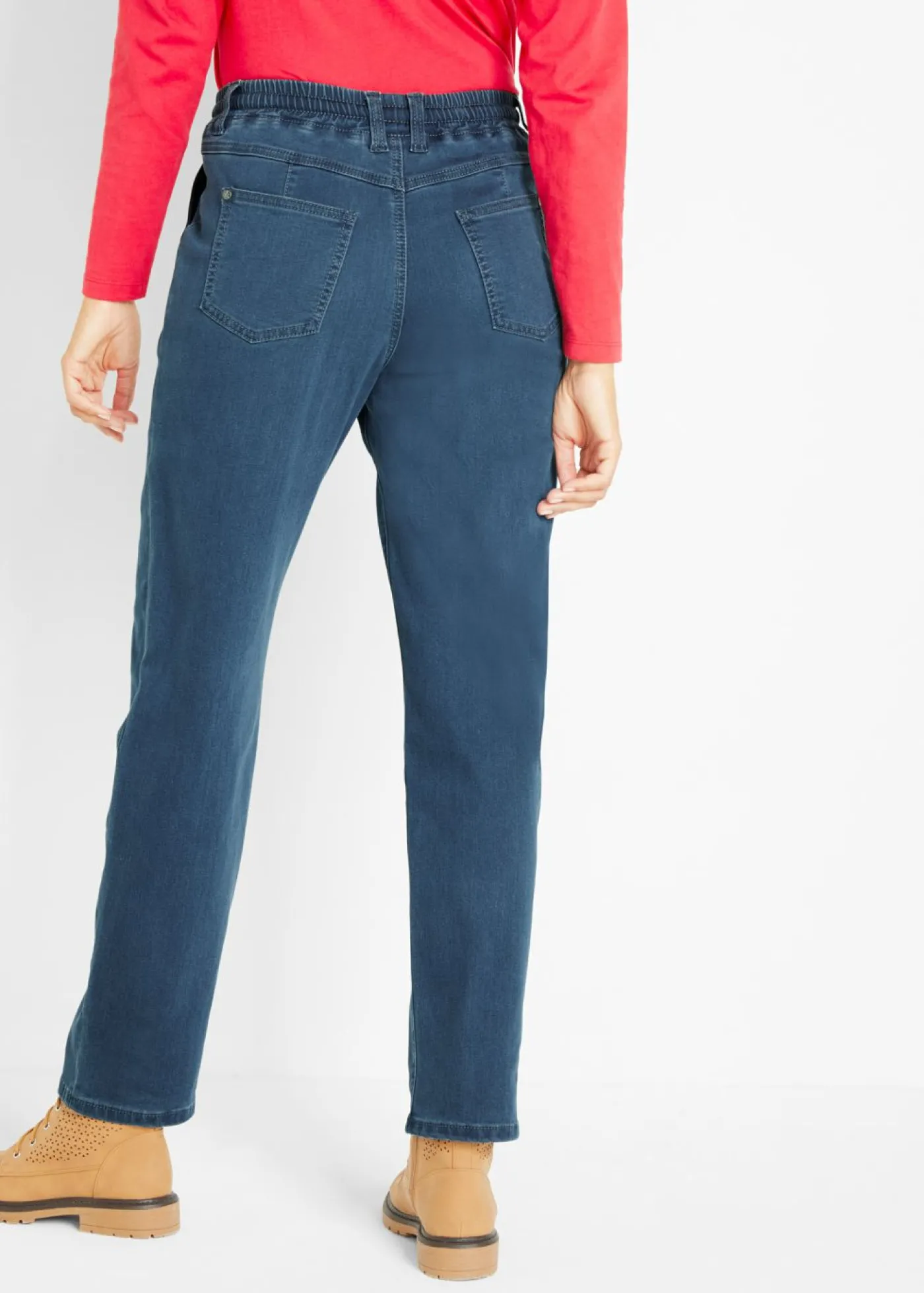 bonprix bonprix Vaqueros térmicos con cinturilla cómoda Azul piedra