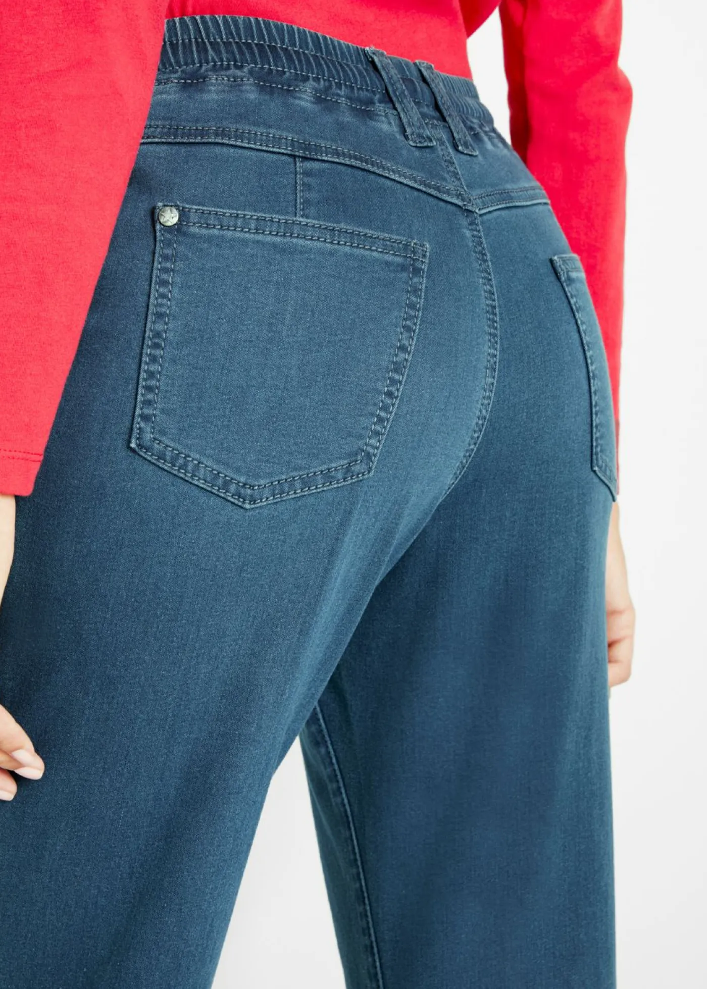 bonprix bonprix Vaqueros térmicos con cinturilla cómoda Azul piedra