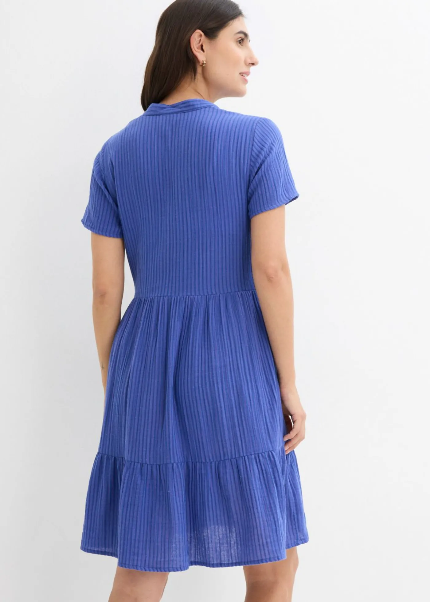 bonprix bonprix Vestido azul violaceo-azul genciana con rayas Outlet