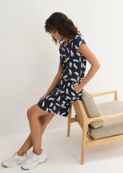 bonprix bonprix Vestido Azul oscuro estampado Hot