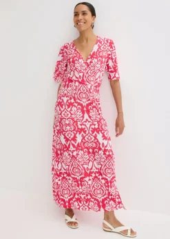 bonprix bonprix Vestido Rosa-blanco estampado