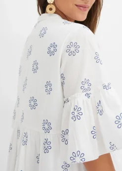 bonprix bonprix Vestido Blanco-azul Clearance