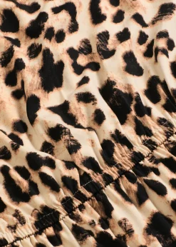 bonprix bonprix Vestido Beige-negro con estampado de leopardo Best
