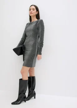 bonprix bonprix Vestido Negro-plata Sale