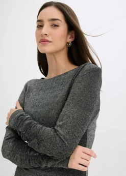 bonprix bonprix Vestido Negro-plata Sale