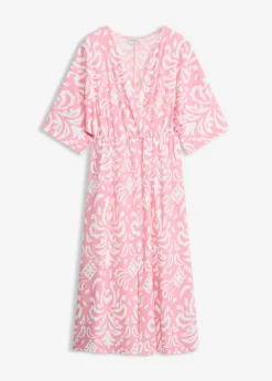 bonprix bonprix Vestido Rosa-blanco Hot