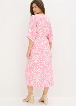 bonprix bonprix Vestido Rosa-blanco Hot