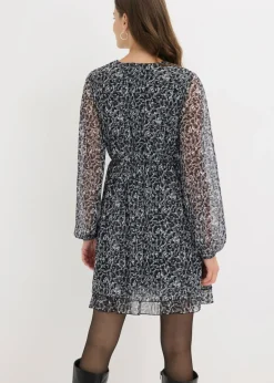bonprix bonprix Vestido estampado leo negro New