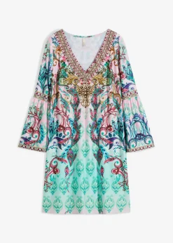 bonprix bonprix Vestido turquesa/rosa pálido Discount