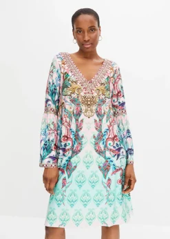 bonprix bonprix Vestido turquesa/rosa pálido Discount
