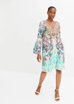 bonprix bonprix Vestido turquesa/rosa pálido Discount