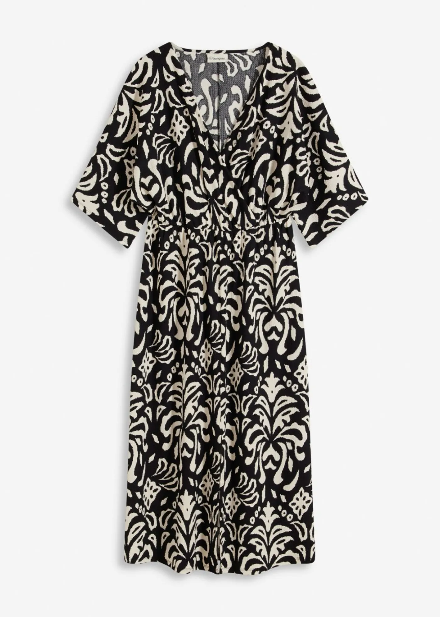 bonprix bonprix Vestido Negro-blanco Clearance