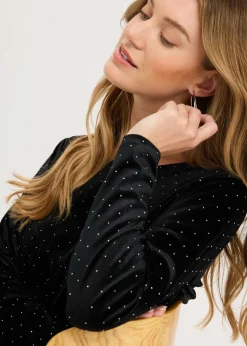 bonprix bonprix Vestido Negro metalizado New